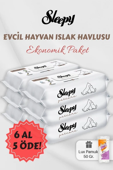 Sleepy 6 Al 5 Öde Evcil Hayvan Mendili ürün görseli 1