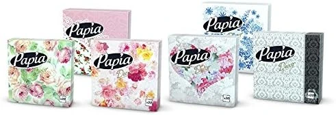 Papia Peçete 3 Katlı Desenli 20 Adet ürün görseli 1