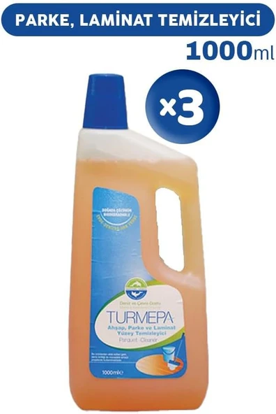 Turmepa Ahşap, Parke Laminat Yüzey Temizleyicisi 1000 Ml X 3 ürün görseli 1