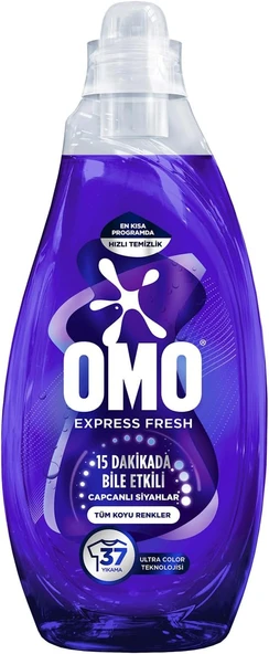 Express Fresh Capcanlı Siyahlar Tüm Koyu Renkler Sıvı Çamaşır Deterjanı 1480 Ml ürün görseli 1