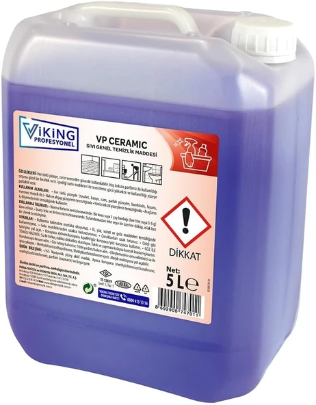 Viking Vp Ceramic Sıvı Genel Temizlik Maddesi (Kıvamlı) 5 L ürün görseli 1