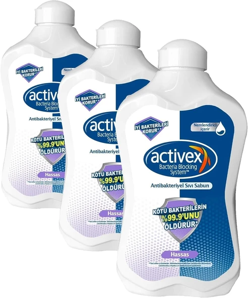 Activex Sıvı Sabun, Hassas, 1.5 Litre (3 Paketi) ürün görseli 1