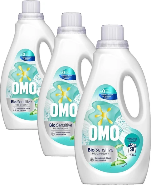 Bio Sensitive Sıvı Deterjan 1500 Ml (3 Paketi) ürün görseli 1