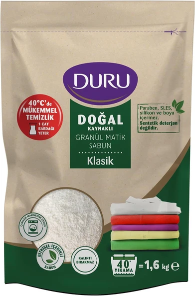 Duru-Granül Matik Sabun Klasik 1,6 Kg ürün görseli 1