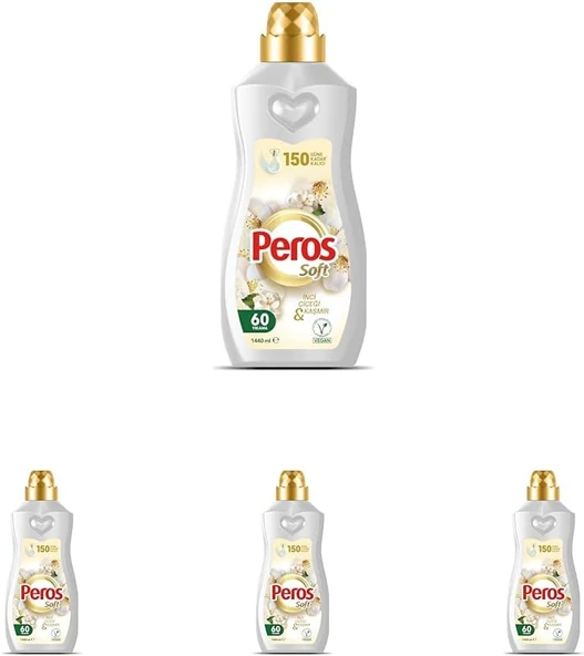 Peros Konsantre Yumuşatıcı İnci Çiçeği 1440 Ml (4 Paketi) ürün görseli 1