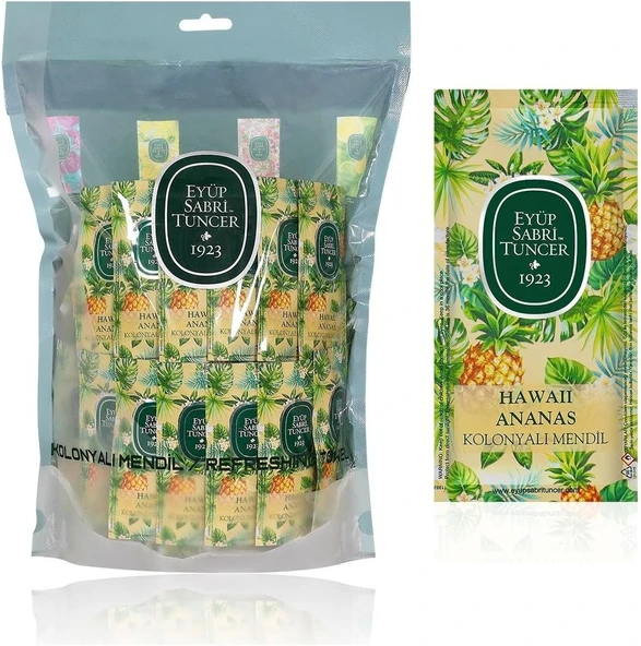 Hawaii Ananas Kolonyalı Mendil 150'Li (Küçük Boy) ürün görseli 1