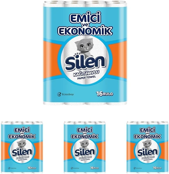 Silen Kağıt Havlu 16'Lı (4 Paketi) ürün görseli 1