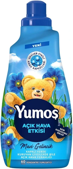 Yumoş Hava Etkisi Konsantre Çamaşır Yumuşatıcısı Gelincik 1440 Ml 60 Yıkama ürün görseli 1