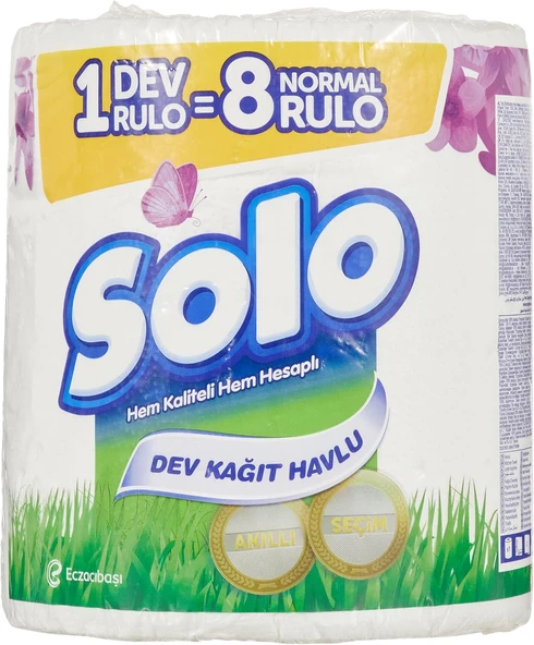 Solo Akıllı Seçimler Dev Rulo Kağıt Havlu 1=8 ürün görseli 1
