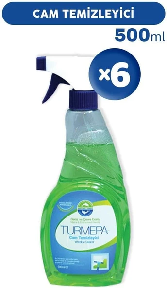 Turmepa Cam Temizleyici 500 Ml X 6 ürün görseli 1