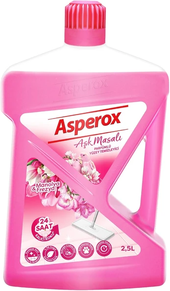 Asperox Aşk Masalı Parfümlü Yüzey Temizleyici 2.5 L (6 Paketi) ürün görseli 1