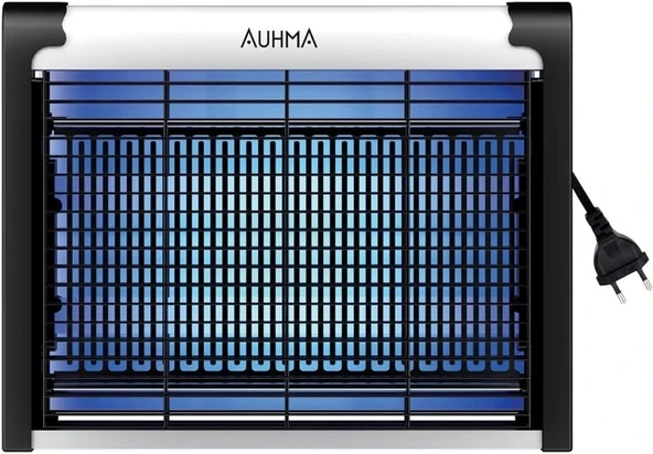 Auhma Aqm01 Elektrikli Sivrisinek Kovucu Tuzak, Çift Ampullü, 4+4 Watt, Güvenlik Izgaralı, Sessiz Çalışma ürün görseli 1