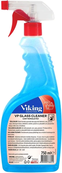 Viking Vp Glass Cleaner Cam Temizleyici 750 Ml ürün görseli 1
