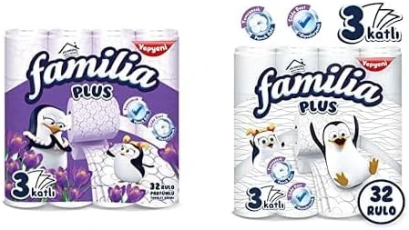 Familia 3 Katlı Tuvalet Kağıdı Sihirli Çiçekler 32'Li 1 Paket (1 X 32 Adet), 2.7 Kg Familia 3 Katlı Tuvalet Kağıdı 32'Li 1 Paket (1 X 32 Adet) ürün görseli 1