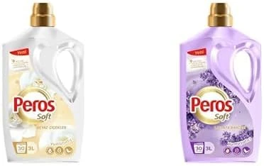 Peros Seti | Yumuşatıcı Beyaz Çiçekler 3000 Ml X1 + Yumuşatıcı Lavanta Bahçesi 3000 Ml X1 ürün görseli 1