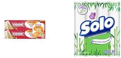 Cook Buzdolabı Poşeti 3+1 Ekonomik Paket, Orta Boy 24 X 38 Cm X1 + Solo 16'Lı X1 ürün görseli 1