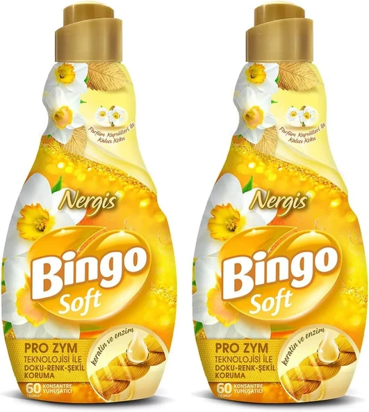 Konsantre Çamaşır Yumuşatıcısı Nergis 1440 Ml X 2 Adet ürün görseli 1