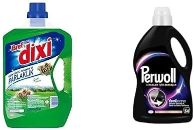 Bref Dixi Çam Kokulu 2500 Ml Yüzey Temizleyici (1 X 2500 Ml) Perwoll Yenileme Siyahlar Için Sıvı Deterjan 54 Yıkama 2.97 Lt ürün görseli 1