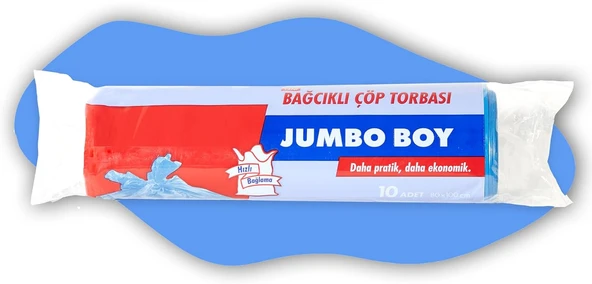 Tuffy’S Battal Boy Torbası 80X100 Cm – 30 Adet Bağcıklı Poşeti – Dayanıklı Sızdırmaz Büyük Boy Torbası ürün görseli 1