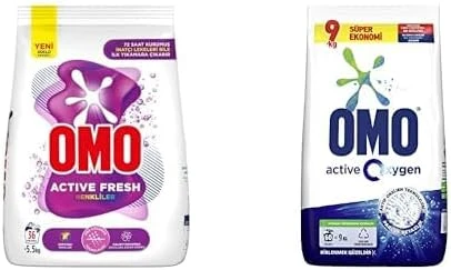 Fresh Renkliler Için 36 Yıkama Toz Deterjan (1 X 5500 G) Oxygen Toz Çamaşır Deterjanı Beyazlar İçin 9 Kg ürün görseli 1