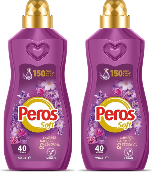 Peros Konsantre Yumuşatıcı Lavanta Bahçesi & Begonvil 960 Ml (2 Paketi) ürün görseli 1