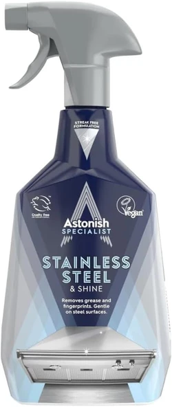 Astonish Paslanmaz Çelik Temizleyici Sprey 750 Ml ürün görseli 1