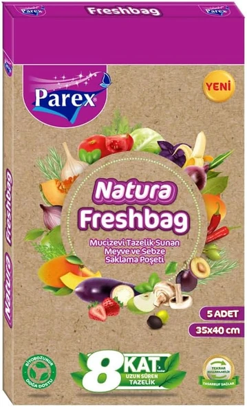 Parex Natura Freshbag Tazeliği Koruyan Poşet ürün görseli 1
