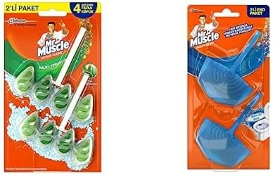 Mr Muscle Clean Çam Kokulu 2'Li Klozet Bloğu (1 X 2 Adet) Mr Muscle Aqua 2'Li Klozet Bloğu (1 X 2 Adet) ürün görseli 1