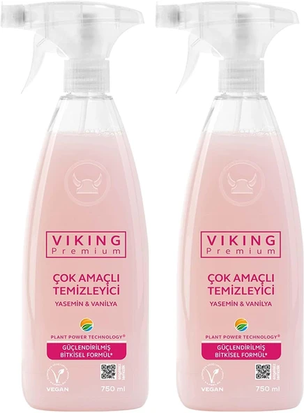 Viking Yasemin & Vanilya Çok Amaçlı Yüzey Temizleyici 750 Ml (1) (2 Paketi) ürün görseli 1