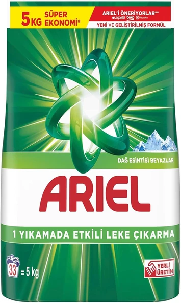 Dağ Esintisi 5 Kg Hızlı Çözünme Toz Çamaşır Deterjanı ürün görseli 1
