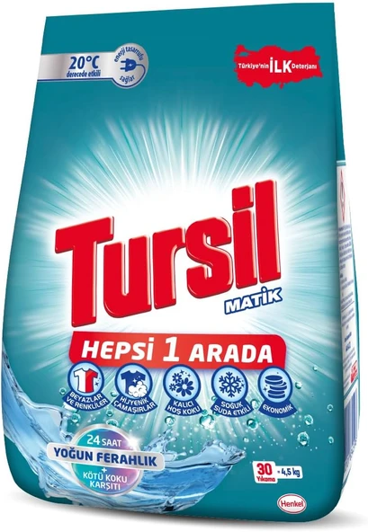 Tursil Yoğun Ferahlık Toz Çamaşır Deterjanı 4.5 Kg ürün görseli 1