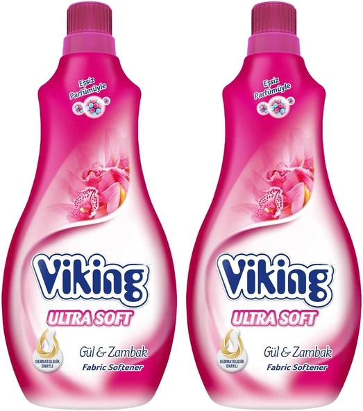 Viking Yumuşatıcı Gül&Zambak 1400 Ml 2Li Paket ürün görseli 1