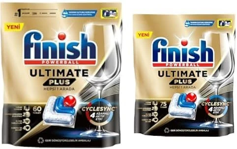Ultimate 60 Kapsül Bulaşık Makinesi Deterjanı Tableti (1 X 60 Kapsül) Ultimate 75 Kapsül Bulaşık Makinesi Deterjanı Tableti (1 X 75 Kapsül) ürün görseli 1