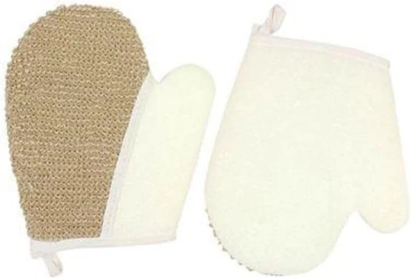 Sisal Eldiven Lif Kese Kahverengi (18 Cm X 22Cm) ürün görseli 1
