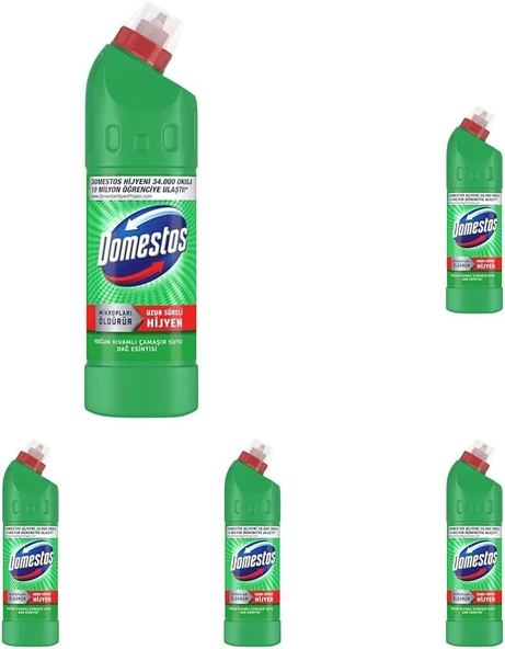 Yoğun Kıvamlı Çamaşır Suyu Maksimum Hijyen Dağ Esintisi 750 Ml 5 Paketi, 750 Ml X 5, Dağ Esintisi Çamaşır Suyu ürün görseli 1