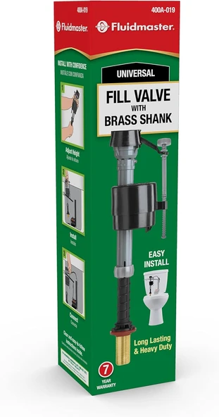 Fluidmaster 400A-019 Pirinç Saplı Tuvalet Doldurma Vanası ürün görseli 1