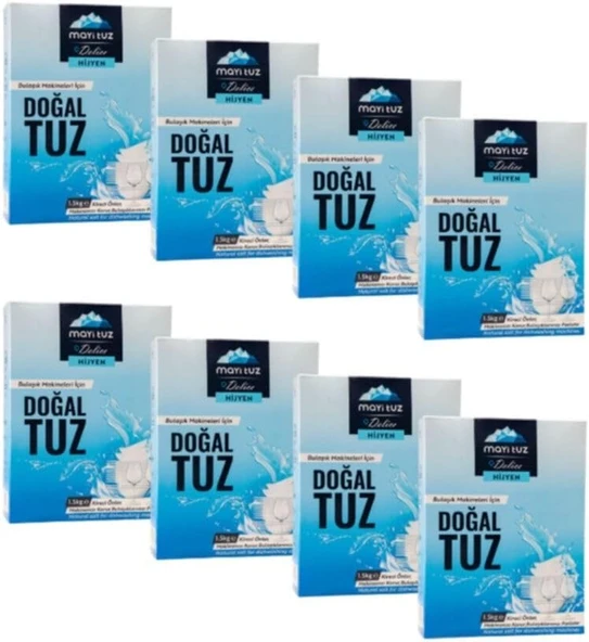 Mayi Tuz Doğal Bulaşık Makinesi Tuzu 8 Adet ürün görseli 1