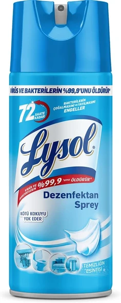 Lysol Pratik Yüzey Temizleyici, Koku Giderici, Dezenfektan Sprey Temizliği Esintisi 400 Ml (1 X 400 Ml) ürün görseli 1