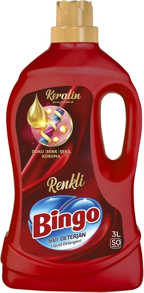Sıvı Çamaşır Deterjan Bakım Renkli 50 Yıkama, 3000 Ml ürün görseli 1