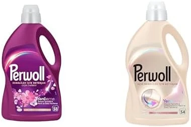Perwoll Seti | Hassas Yenileme & Çiçek Cazibesi 2.75L X1 + Renkliler 2.97 Litre, 3L, 54 Yıkama X1 ürün görseli 1