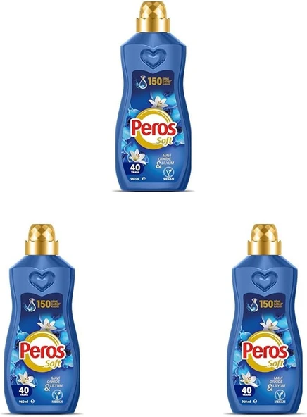Peros Konsantre Yumuşatıcı Orkide & Lilyum 960 Ml (3 Paketi) ürün görseli 1