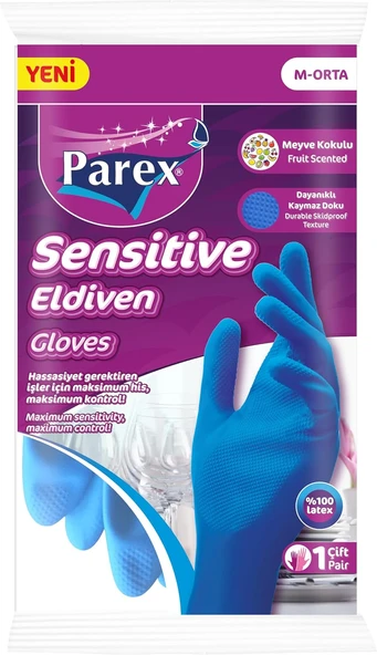 Parex Sensitive Eldiven Orta Boy ürün görseli 1