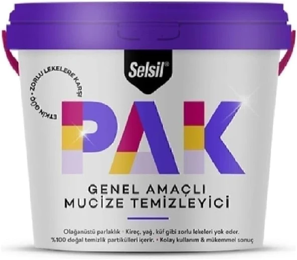 Selsil Pak Temizleyici 500 Gr 1Adet ürün görseli 1