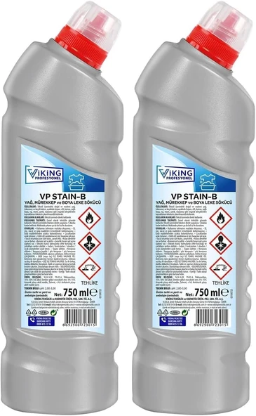 Viking Vp Stain-B Yağ,Mürekkep Boya Sökücü 750 Ml (2 Paketi) ürün görseli 1