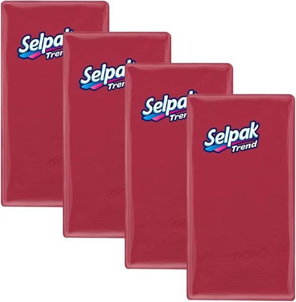 Selpak Peçete, 40X40 Cm, 20'Li, 4 Paket ürün görseli 1