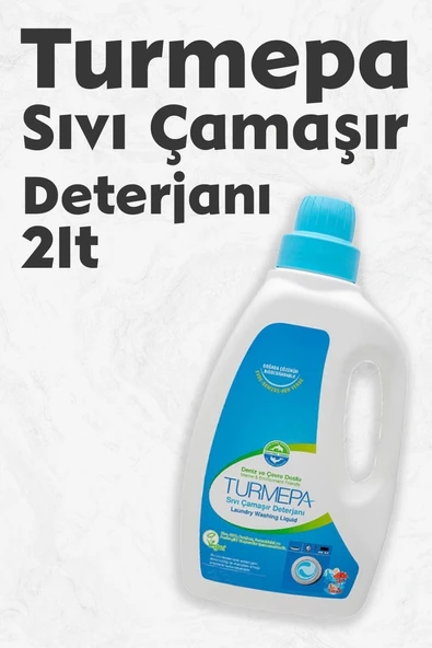 Turmepa Sıvı Çamaşır Deterjanı 2 Litre ürün görseli 1