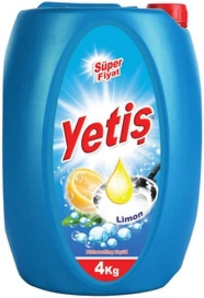 Yetiş Sıvı Bulaşık Deterjanı Limonlu 4000 Gr ürün görseli 1