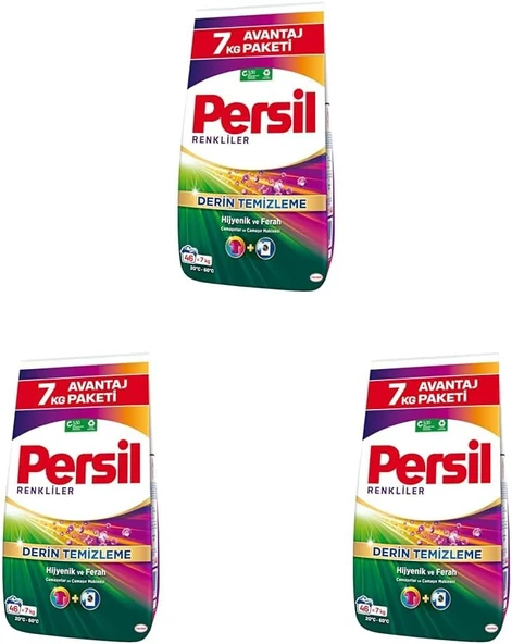 Expert Toz Çamaşır Deterjanı Renkliler 7 Kg, Renkliler 7Kg (3 Paketi) ürün görseli 1