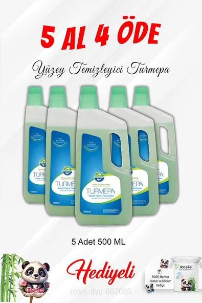 Turmepa Yüzey Temizleyici 1000 Ml 5 Al 4 Öde Rosie Pamuk ürün görseli 1