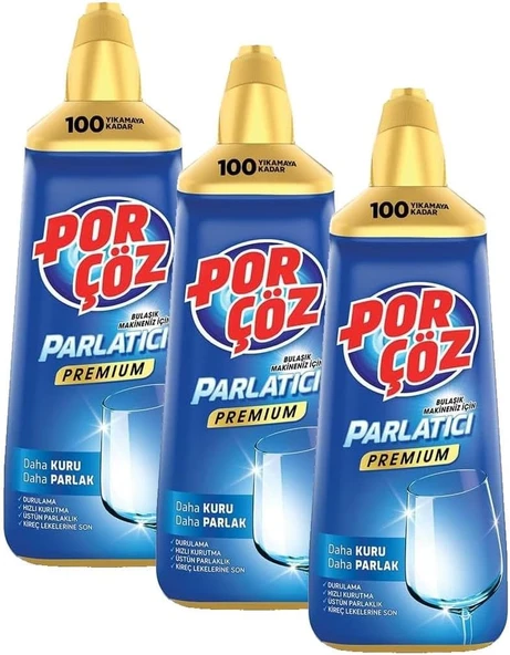 Porçöz Bulaşık Makinesi Parlatıcısı 500 Ml (3 Paketi) ürün görseli 1